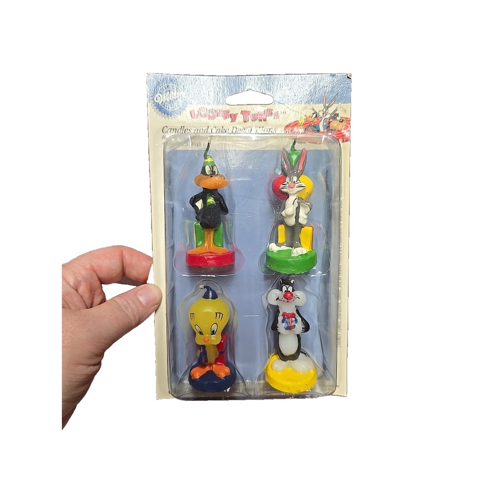 Looney Tunes Candles & Cake Decorations Wilton Enterprises NIBS Vtg '94 28119600